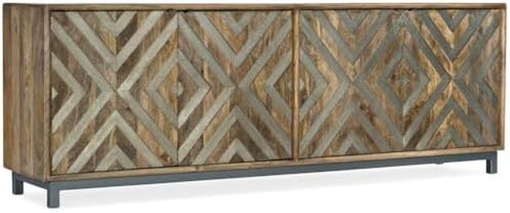 Hooker Furnishings Commerce and Market 18" Console Table with Mango Wood Veneer for the Entry or Living Room