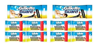 Gillette Cartridge Two Blade With Razor (50 Cartridge + 2 Razor Handle) Pack of 52 Items by JaiHind