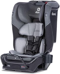 Diono Radian 3QX 4-in-1 Rear & Forward Facing Convertible Car Seat, Safe+ Engineering 3 Stage Infant Protection, 10 Years 1 Car Seat, Ultimate Protection, Slim Fit 3 Across, Gray Slate