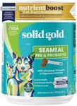 Solid Gold SeaMeal Cat Probiotic & Dog Probiotics for Digestive Health - Kelp Powder Dog & Cat Multivitamin Supplement w/Prebiotics & Digestive Enzymes for Skin, Coat, & Gut + Immune Support - 8oz