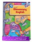 Nurture Elementary/Basic English Learning Book for Kids | 5 to 7 Year Old Children | Reading Alphabets with Pictures | Practice Writing Two and Three Letter Words, Vowels, Consonants and Articles