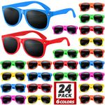 Kids Sunglasses Party Favors, Neon Sunglasses for Kids,Boys and Girls, Great Gift for Birthday Party Supplies, Beach, Pool Party Favors, Fun Gift, Party Toys, Goody Bag Favors…