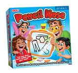 IDEAL | Pencil Nose: The hilarious drawing game that’s not to be sniffed at! | Family Games | For 3+ Players | Ages 8+, Red