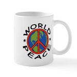 CafePress World Peace Mug 11 oz (325 ml) Ceramic Coffee Mug