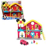 Disney Junior Mickey Mouse Firehouse Playset with Sounds and Figures, Kids Toys for Ages 3 Up by Just Play