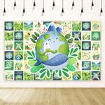 Yarcooly Earth Day Decorations Environmental Backdrop Earth Day Banner Eco Natural Party Favors Earth Day Decorations and Supplies for Home Party