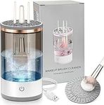 IKERIA Electric Makeup Brush Cleaning Machine – Automatic Makeup Brush Cleaner and Dryer for Quick Deep Cleaning – Portable Easy to Use and Suitable for All Brush (AB3)