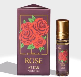 Dukhni Rose Attar Oil By | Arabic Perfume Oils For Men And Women | 100% Pure Ittar Roll On Perfume, Oud Oil, Woody Oudh Perfume | Eid, Umrah Gifts, Halal & Vegan Islamic Fragrances