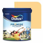 Dulux Promise Exterior Emulsion Paint (10L, Jonquil) | Ideal for Exterior Walls | Smooth Finish | Anti-Peel & Anti-Crack | Long-Lasting Colors