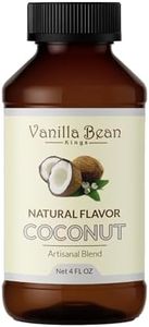 Natural Coconut Extract for Baking and Flavoring - 4 OZ - Premium Quality Natural Flavors for Baked Goods, Desserts, & Cooking