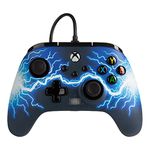PowerA Enhanced Wired Controller for Xbox Series X|S - Arc Lightning, gamepad, wired video game controller, gaming controller, Xbox Series X|S