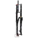 26 27.5 29 Inch MTB Bike Suspension Fork Travel 135mm Downhill Fork Rebound Adjust Double Shoulder DH Air Straight 1-1/8 Ultralight Bicycle Shock Absorber Delivery from USA