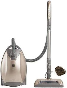 Kenmore Elite 81714 Pet Friendly Ultra Plush Lightweight Bagged Canister Vacuum with Pet PowerMate, HEPA, Extended Telescoping Wand, Retractable Cord, and 3 Cleaning Tools-Champagne