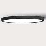 LVL LED Ceiling Light Black Shell 24W 2600lm Natural White 4000K Round D30cm Modern Surface Mount Ceiling Lamp for Living Room Hallway Kitchen Bedroom Bathroom Light