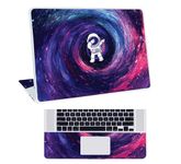 Galaxsia Space D9 Top+Wrist Pad Vinyl Laptop Skin/Sticker/Cover for 17 to 17.3 Inches Laptops Laminated-Removable-HD Quality Compatible for Hp-Dell-Sony-Lenovo-Asus etc.(16.5x11 Inches)