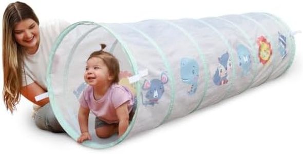 Fisher-Price™ Adventure Play Tunnel for Kids – 6 Foot Long Durable Pop Up Tunnel for Active and Imaginative Play Indoor Play Easy Storage
