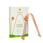 Sarveda Ayurvedic Copper Tongue Cleaners (Ring End Pack of 4)