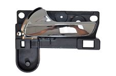 PT Auto Warehouse CH-2602M-LH - Interior Inner Inside Door Handle, Chrome Lever - Driver Side