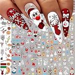 10 Sheets Christmas Nail Art Sticke