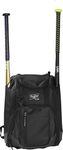 Rawlings | CHAOS Backpack Bag Series | Youth Baseball & Fastpitch Softball | Black