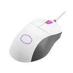 Cooler Master MM730 RGB-LED Ultralight 48g Wired Gaming Mouse - 16K DPI PMW3389 Optical Sensor, 70 Million Click Optical Switches, MasterPlus+ (32K DPI, PC only), Ergonomic - Matte White