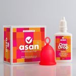 Asan Menstrual Cup (Heavy Flow) + A