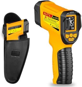 NJTY Infrared Thermometer Gun, -58℉ to 1472℉, High Precision, Non-Contact Laser Temperature Sensor with Backlit LCD, for Cooking, BBQ, Automotive, Industrial Use