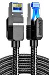 GenuineXER HyperLink X8 Cat 8 Ethernet Cable, 40Gbps 2000MHz High Speed RJ45 LAN Cable, Copper Core F/FTP Braided RJ45 Network Cord For Router, Laptop, PC, Smart TV, Modem & Gaming | 3 Meter 9.8 Ft