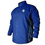 Black Stallion BSX FR Welding Coat - Roy. Blue/Black - XL