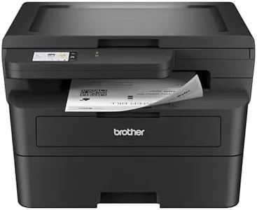 Brother HL-L2480DW Wireless Compact Monochrome Multi-Function Laser Printer with Copy and Scan, Duplex, Mobile, Black & White | Includes Refresh Subscription Trial(1), Amazon Dash Replenishment Ready