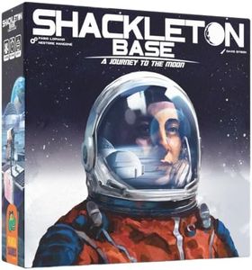 Shackleton Base: A Journey to The Moon Board Game - Sci-Fi Strategy Game of Space Exploration, Fun for Family, Kids & Adults, Ages 14+, 1-4 Players, 60-120 Minute Playtime