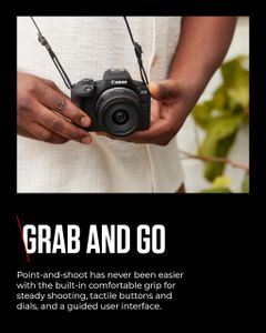 Canon EOS R100 Mirrorless Camera – Compact, High-Resolution