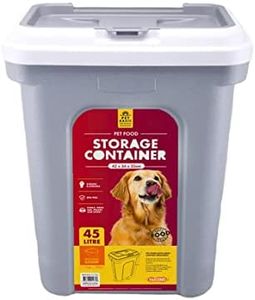 Pet Basic Original Storage Container, Strong And Durable Pet Food storage, Secure and Convenient Pet Food Storage Container (42cm x 54cm x 25cm) 45L (1PCE)