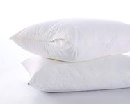 Home Beyond & HB design - 2-Pack Zippered Waterproof Pillow Protectors - Bed Bug Proof Encasement Pillow Covers - Soft Brushed Microfiber - (21 x 32-Inch Queen Size, White)