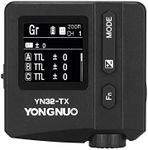 Yongnuo YN32-TX TTL 2.4G Wireless Flash Transmitter Trigger Compatible for Sony Camera, HSS 1/8000s TTL/M/Multi
