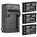 Kastar 3Pack Battery and AC Wall Ch