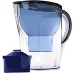 Lake Industries Premium Great Tasting Alkaline Water Pitcher with Filter Patented 7 Stage System is The Clear Choice to Purify Water & Remove Acidity - 3.5 Liters