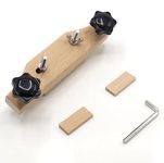 Cheerock Universal Acoustic Guitar Bridge Clamp, Premium Maple Guitar Bridge Holding Repair Luthier Tools, Ideal for Classical Acoustic Guitars, Ukuleles, Mandolins, and Other Stringed Instruments