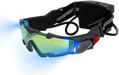 Kids Night Vision Goggles, Adjustable Led Night Goggles with Flip-Out Lights Green Lens, Spy Night Vision Goggle Toy for Sking, Racing Bicycling to Protect Children’s Eyes