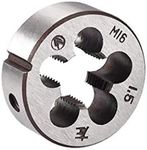 uxcell M16 x 1.5 Metric Round Die, Machine Thread Left Hand Threading Die, Alloy Steel Screw Thread Cutting Die