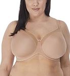 ELOMI Women's Shaped Bra with Smooth Underwire Molded, Sahara, 48DD