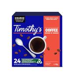 Timothy's Colombian Decaf K-Cup Coffee Pods, 24 Count For Keurig Coffee Makers