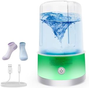 Portable Mini Washing Machine | Compact Deep Cleans Underwear, Baby Clothes, Small Laundry | Lightweight for Apartment, Dorm, Hotel, Travel & Camping | Quiet Energy-Efficient