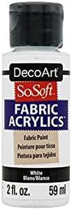 SoSoft Fabric Acrylic Paint 2oz - White