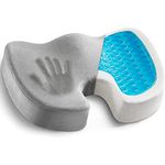 EDIMENS Memory Foam Coccyx Seat Cushions for Office Chair, Orthopedic Gel Seat Cushion for Coccyx Sciatica Back Pain Relief, Car Seat Seat Cushion for Tailbone Pain,Work Chair Pad Pillow, Desk Cushion