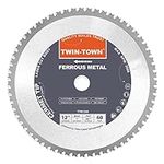 TWIN-TOWN 12-Inch 60 Teeth Steel an