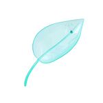 JISADER 10Pcs Pot Watering Leaf Shape Home and Garden Plastic Watering Devices Decoration Water Gardening Drip Devices Watering Spikes Gifts, Blue