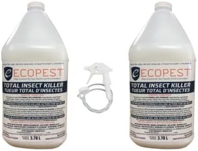ECOPEST Bed Bug, Cockroach, Ants, and Total Insect Killer - 2 Jugs - Spiders, Plant Bugs and Much More…