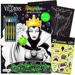 Disney Villains Coloring and Activity Book Set with Stickers