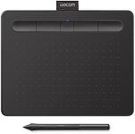 Wacom Intuos Small Bluetooth Graphics Drawing Tablet, 4 Customizable ExpressKeys, Portable for Teachers, Students and Creators, Compatible with Chromebook Mac OS Android and Windows - Black